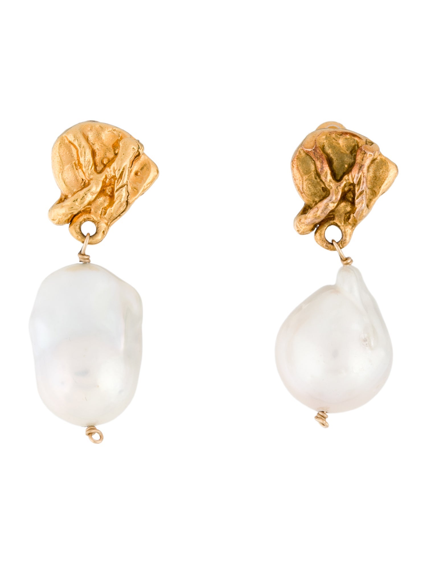Alighieri Pearl 'The Fragment Of Light' Drop Earrings