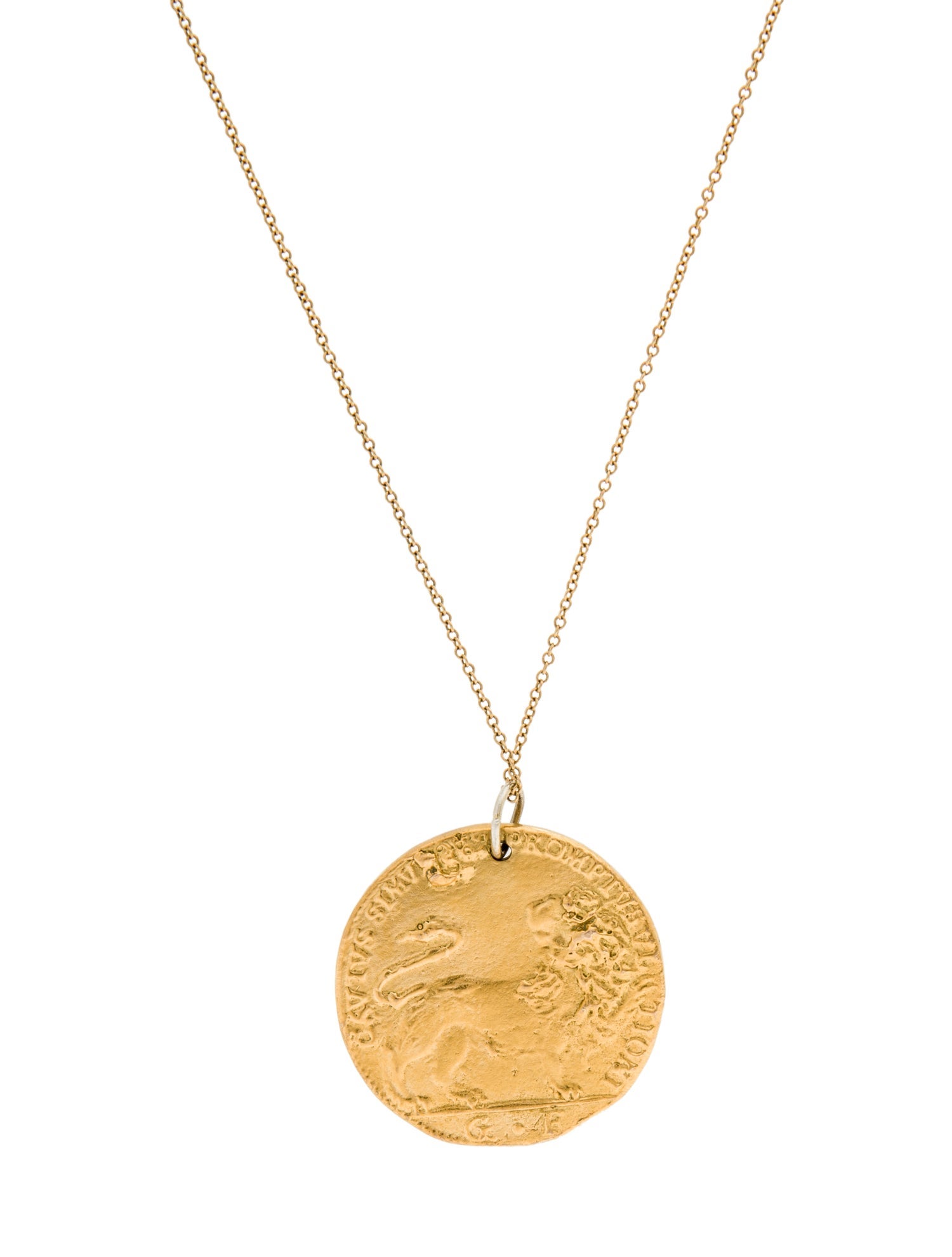 Alighieri IL Leone Medallion Pendant Necklace