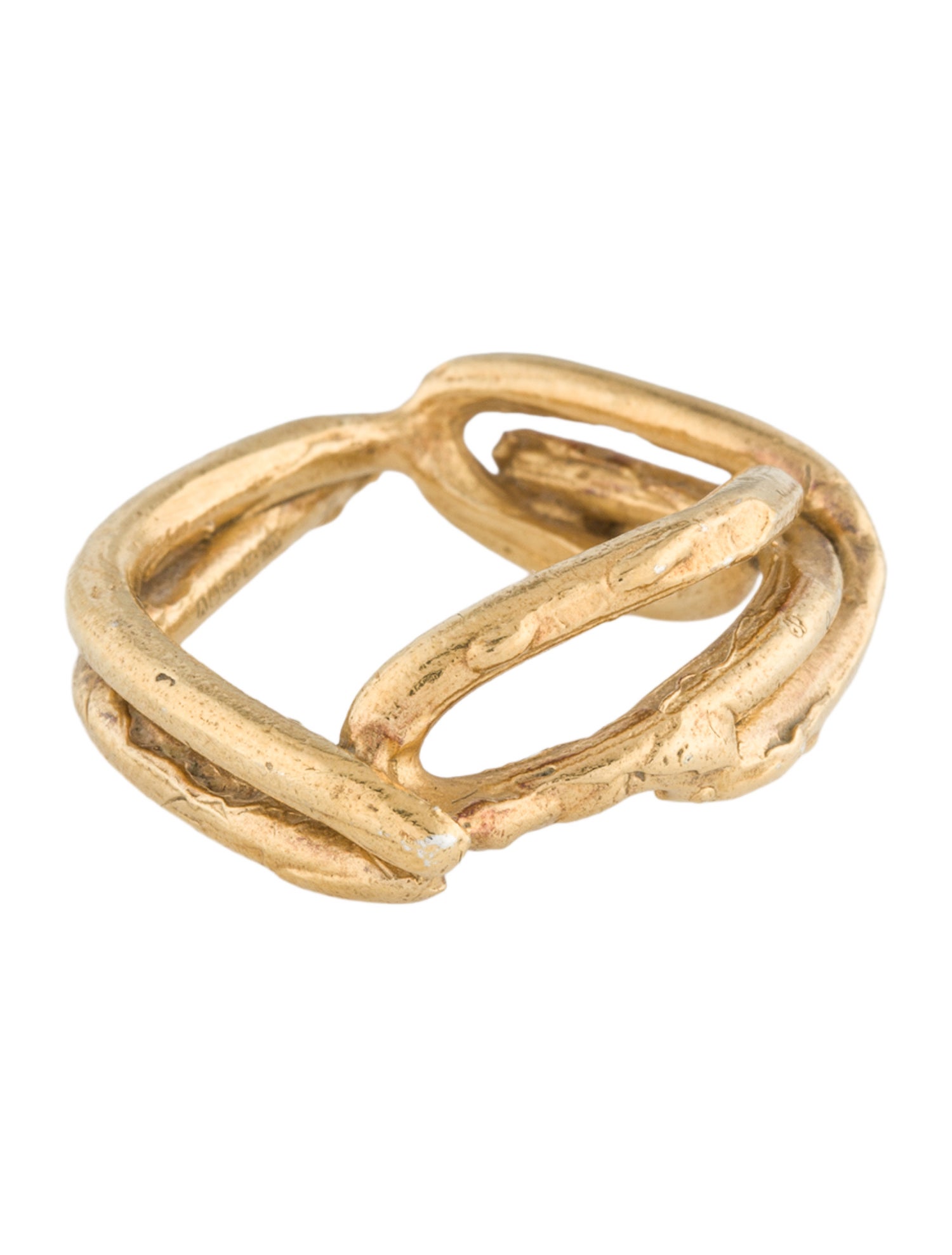 Alighieri Ancient Forest Textured Band Ring