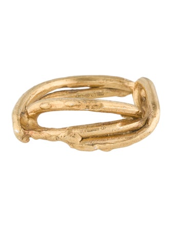 Alighieri Ancient Forest Textured Band Ring
