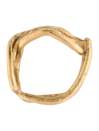 Alighieri Ancient Forest Textured Band Ring