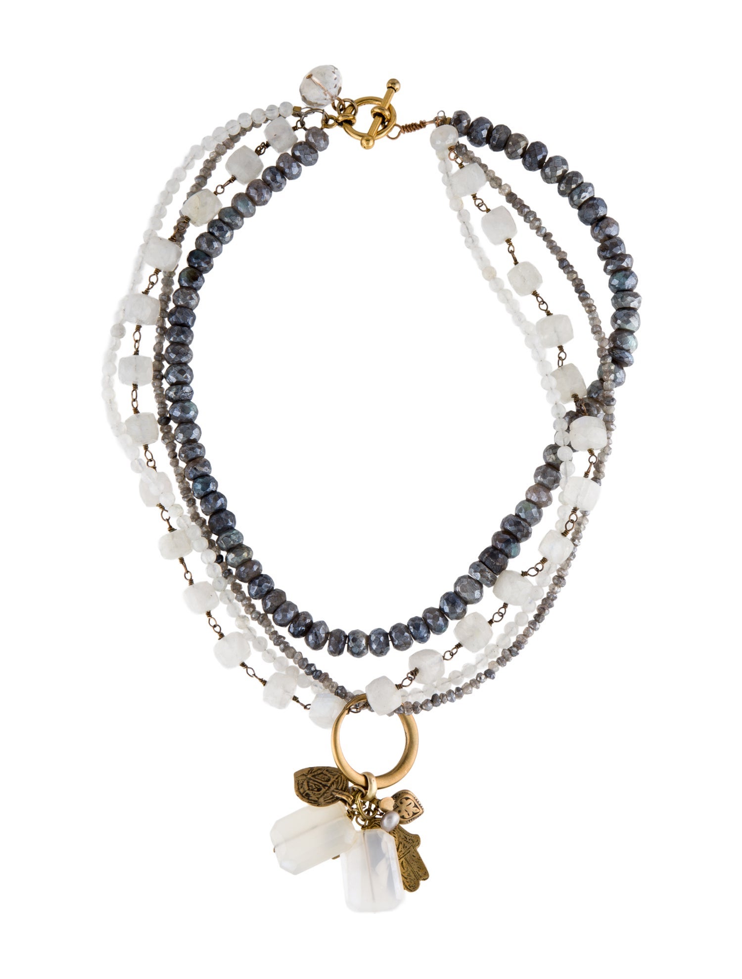 Alighieri Multi-Strand Stone Necklace