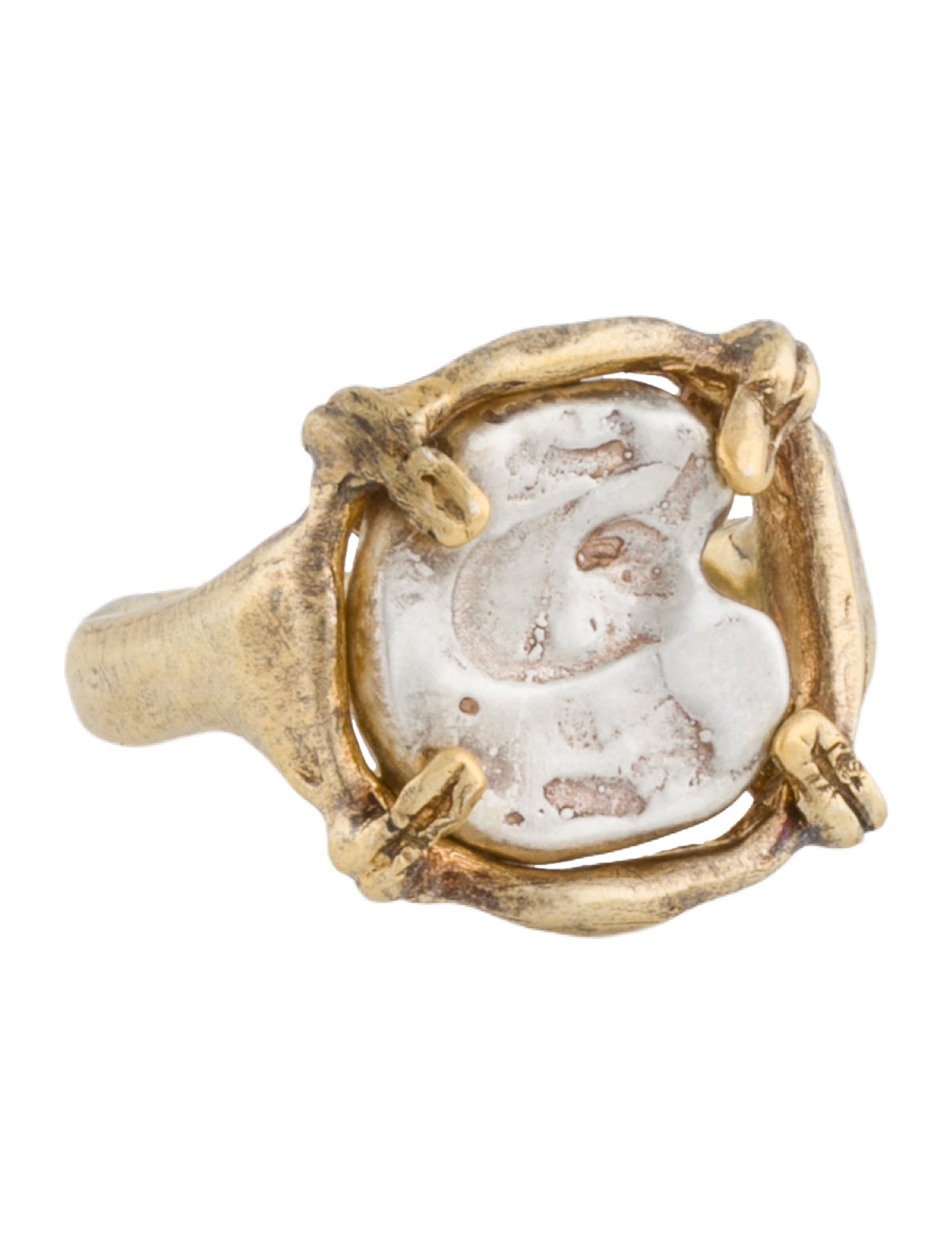 Alighieri 'The Gilded Frame' Signet Ring