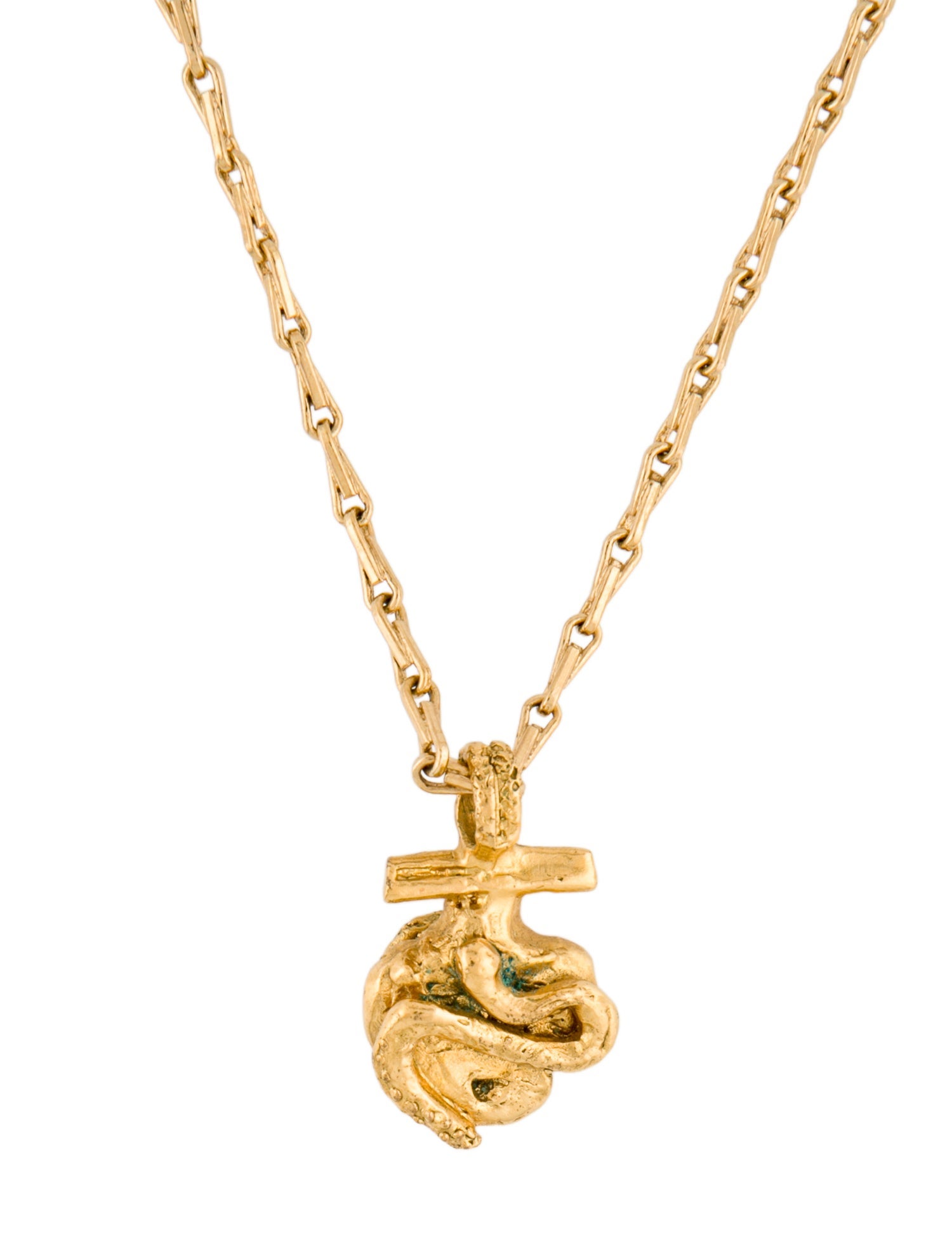 Alighieri Snake Heart Pendant Necklace