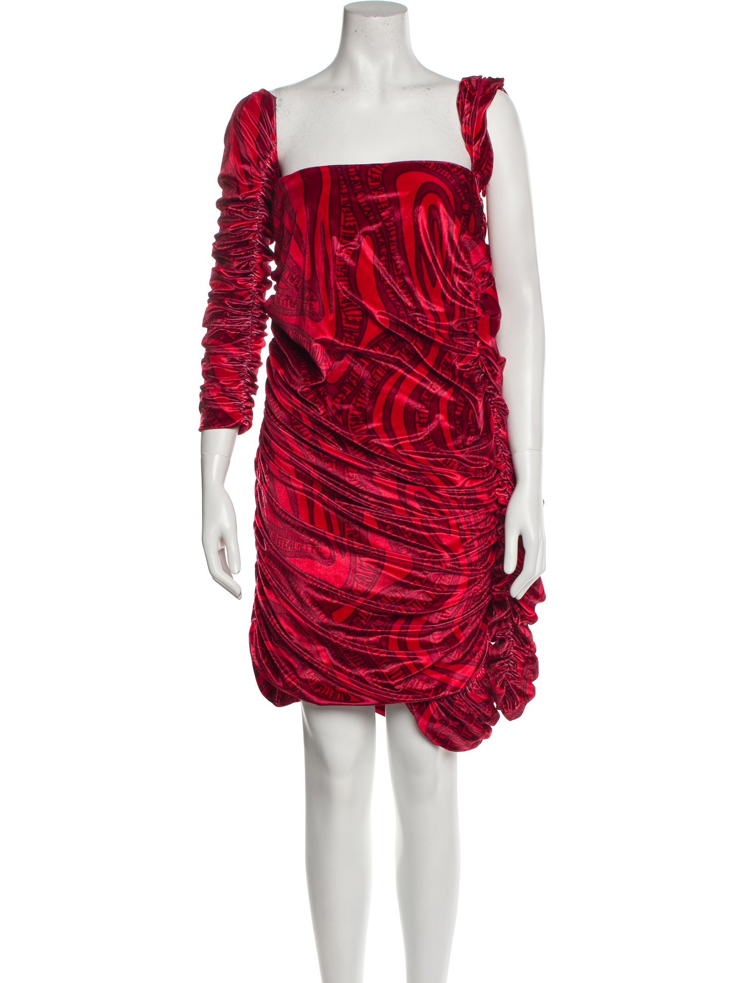 Aliétte Printed Knee-Length Dress