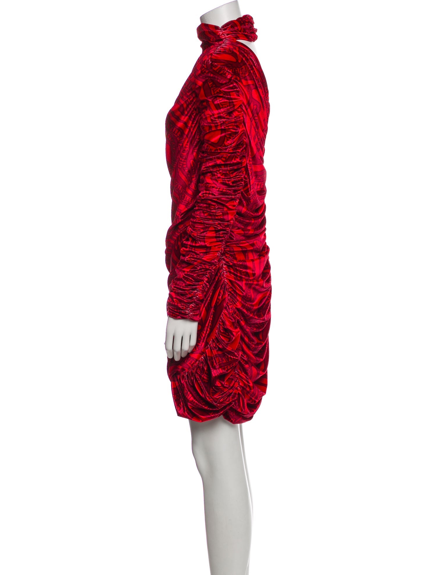 Aliétte Printed Knee-Length Dress