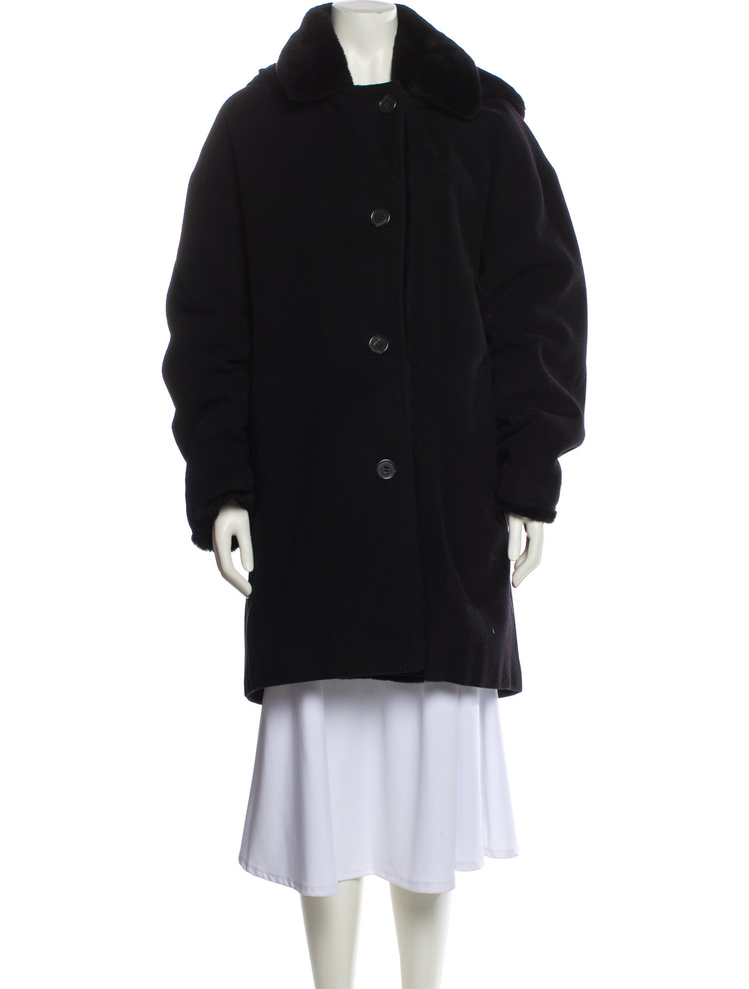 Alixandre Wool Faux Fur Vest