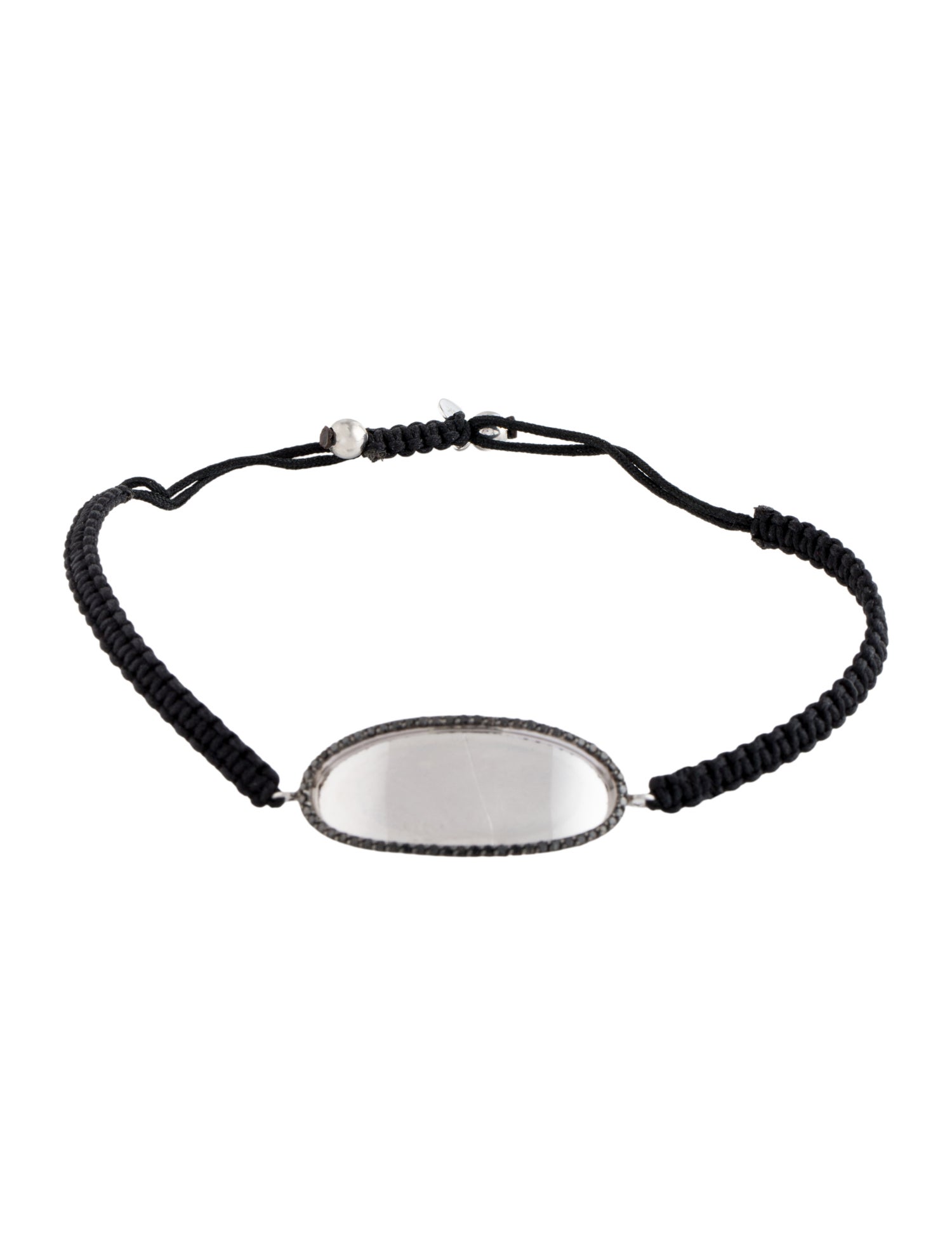 Ali Moosally 14K Diamond Station Cord Bracelet
