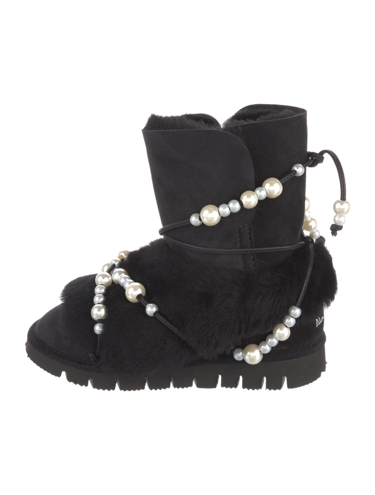 Alameda Turquesa Suede Beaded Accents Combat Boots