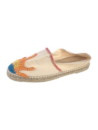 Alameda Turquesa Raffia Printed Espadrilles