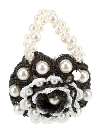 Alameda Turquesa Straw Top Handle Bag