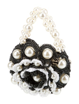 Alameda Turquesa Straw Top Handle Bag