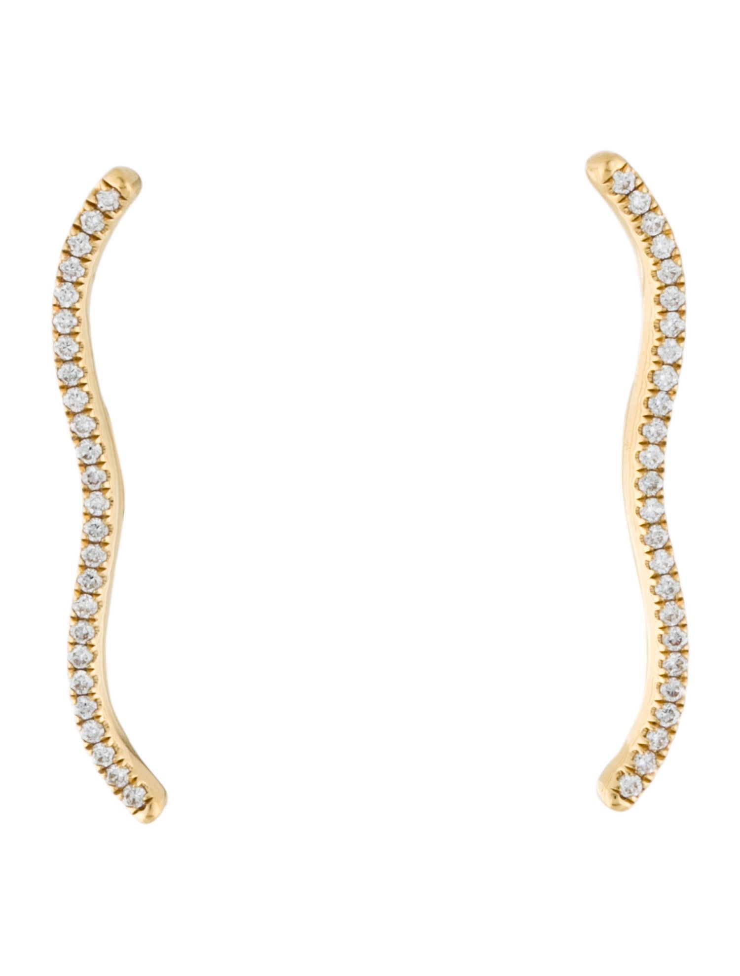 Almasika 18K Diamond Berceau Ear Climber