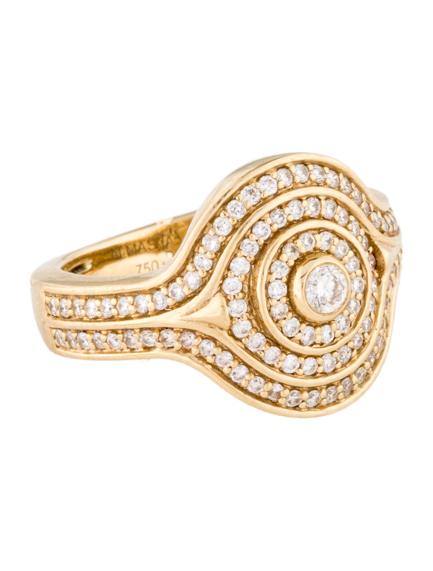 Almasika 18K Diamond Universum Pavé Ring