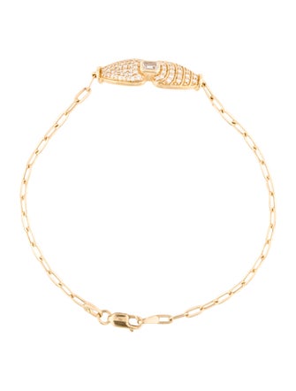 Almasika 18K Adiré Pavé Diamond Link Bracelet