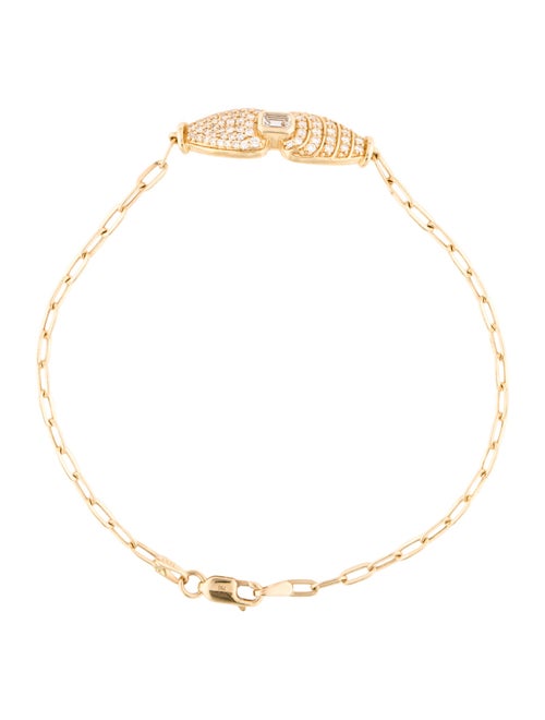 Almasika 18K Adiré Pavé Diamond Link Bracelet