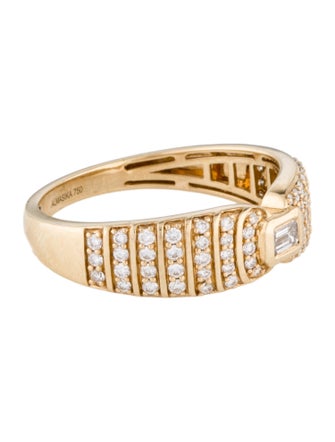 Almasika 18K Adiré Pavé Diamond Band