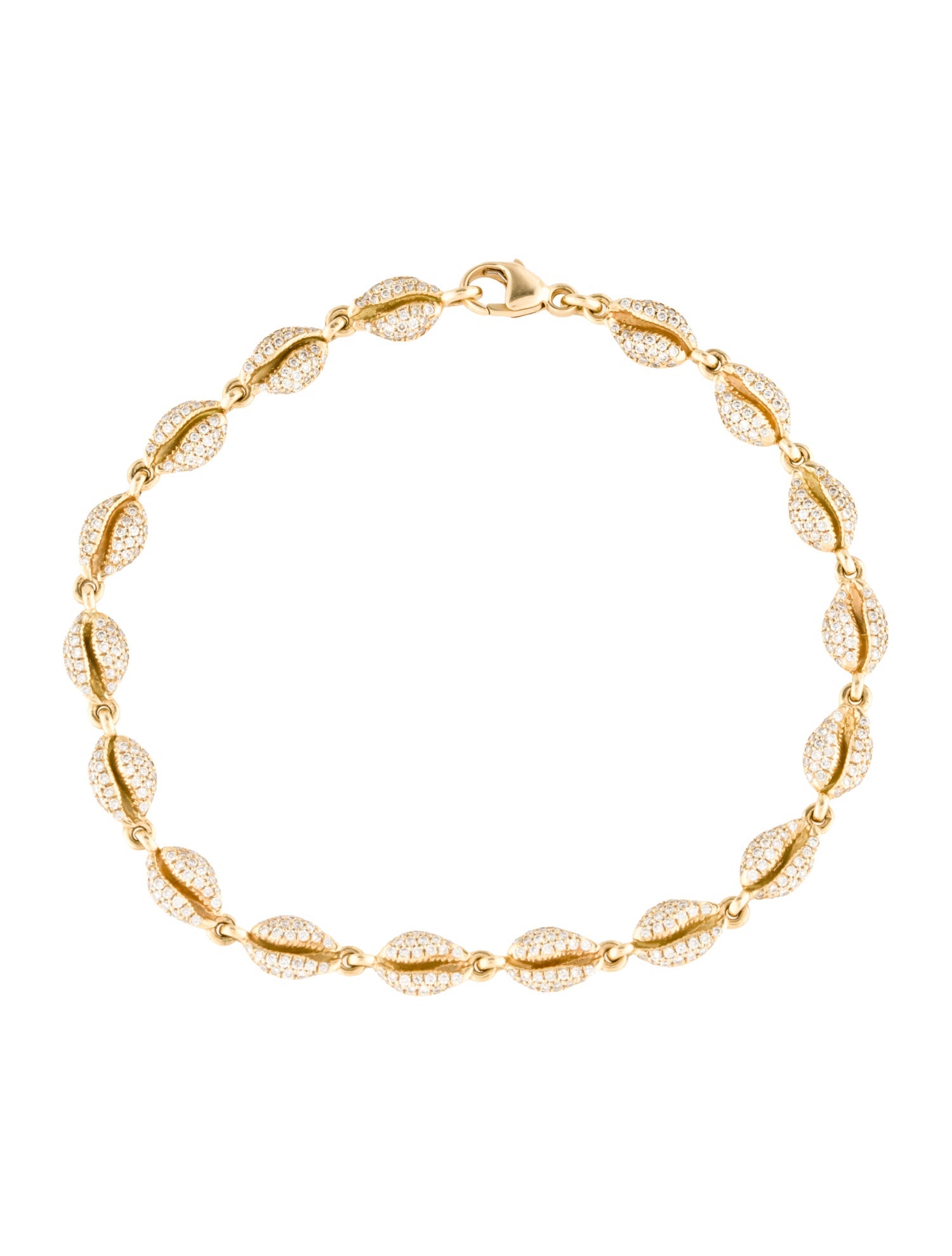 Almasika 18K 1.0ctw Diamond Le Cauri Endiamanté Tennis Bracelet