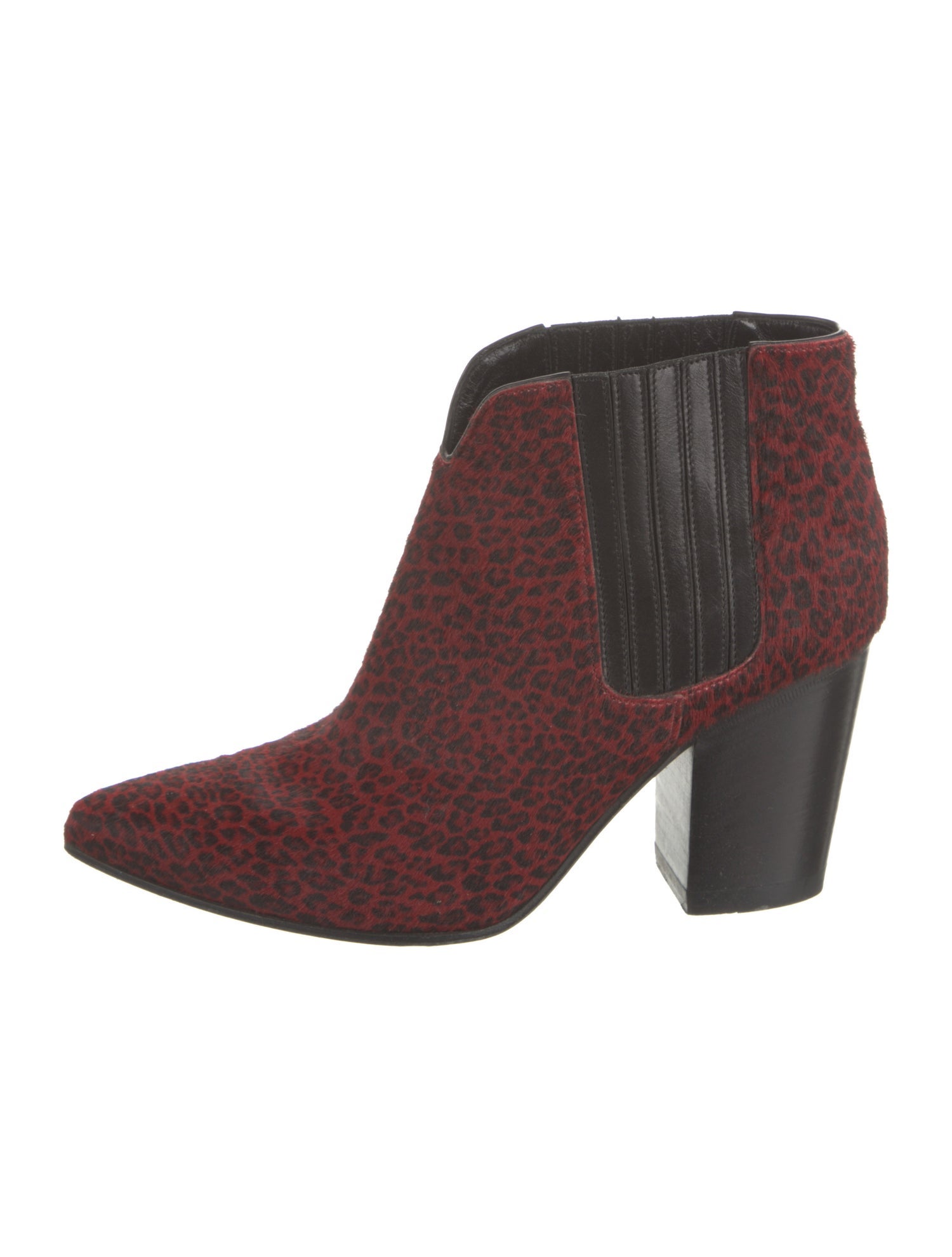 Alumnae Calf Hair Printed Chelsea Boots