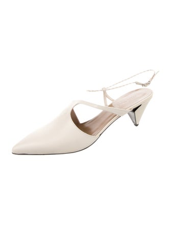 Alumnae Leather Slingback Pumps