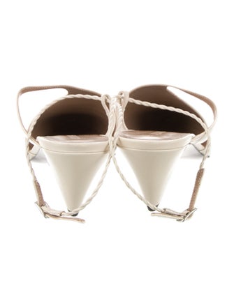 Alumnae Leather Slingback Pumps