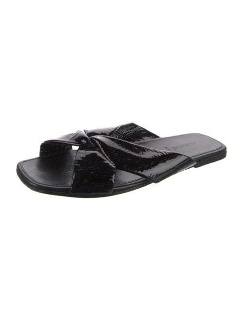 Alumnae Patent Leather Slides