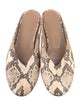 Alumnae Python Animal Print Mules