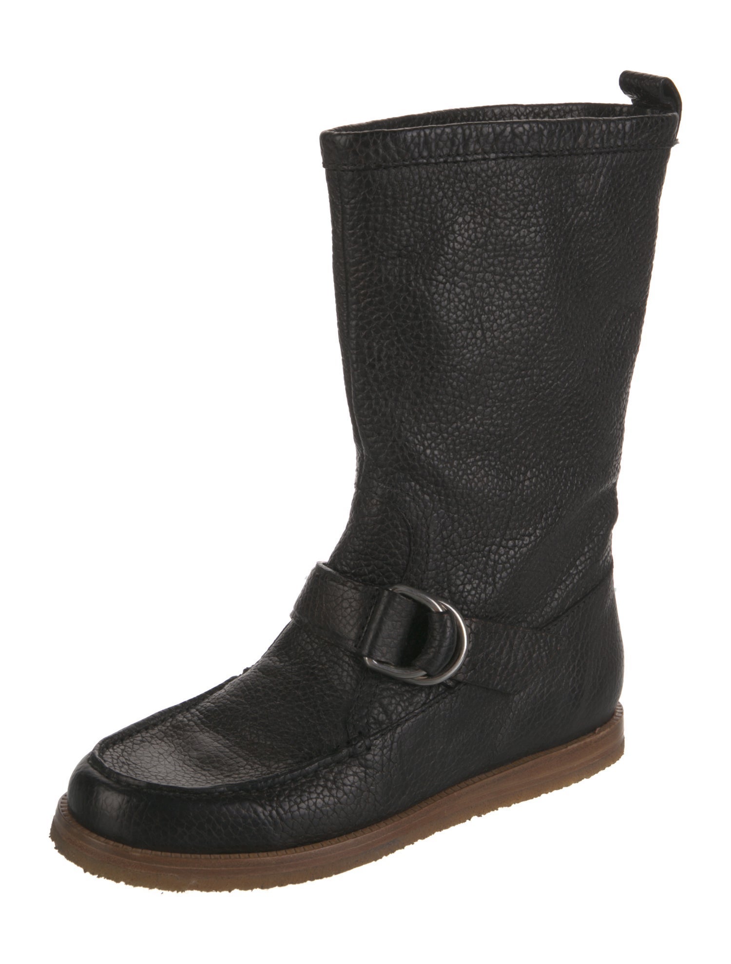 Alumnae Leather Moto Boots