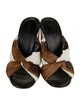 Alumnae Ponyhair Animal Print Slides