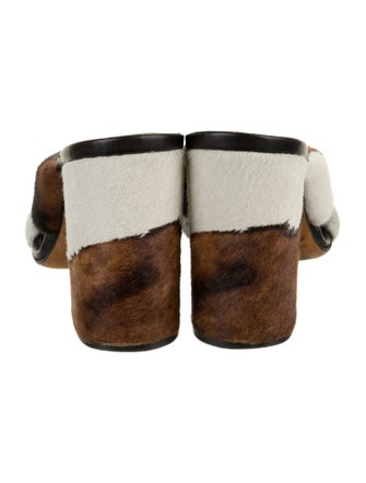 Alumnae Ponyhair Animal Print Slides