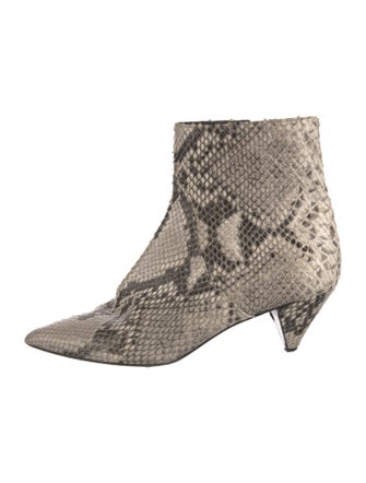 Alumnae Snakeskin Animal Print Boots