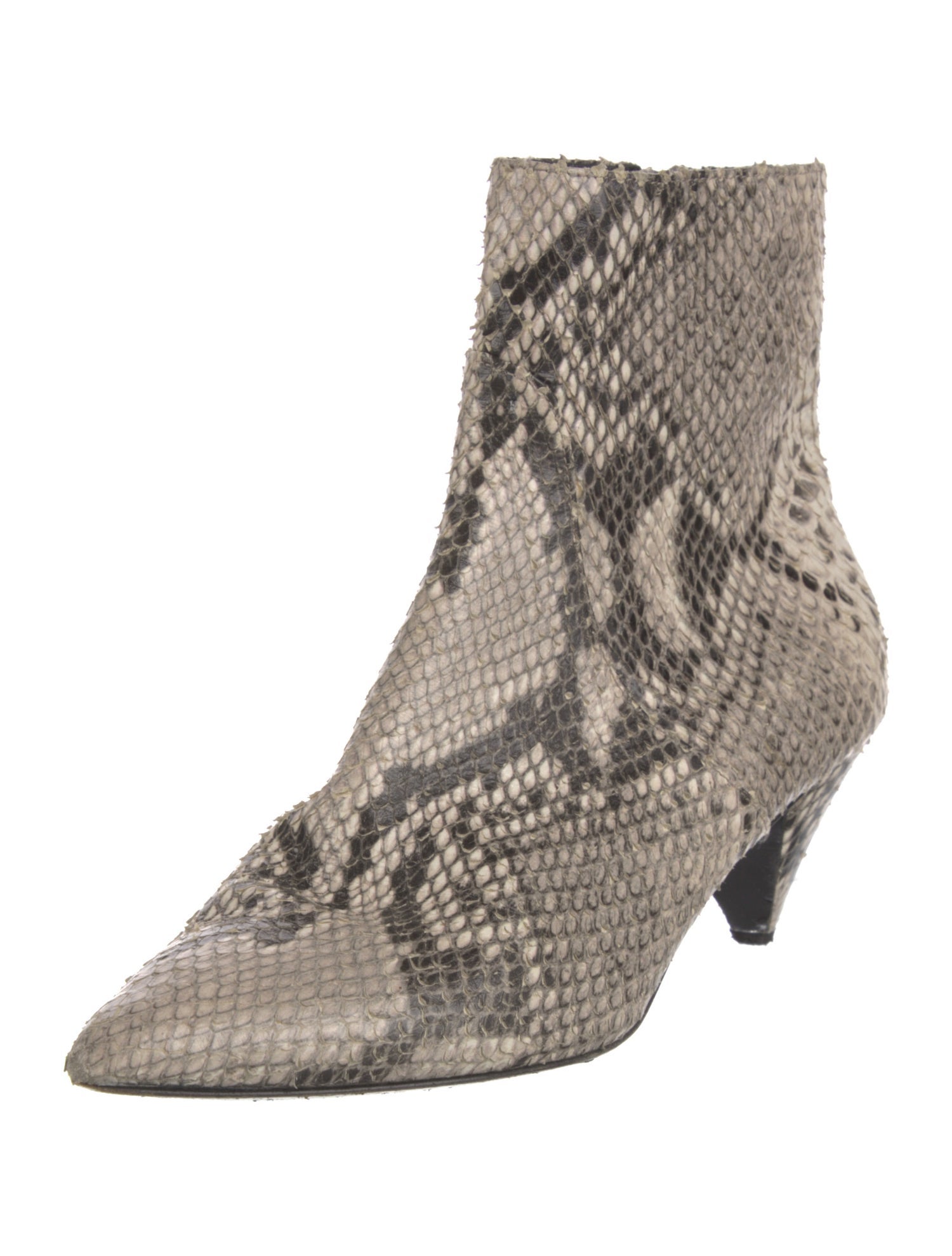 Alumnae Snakeskin Animal Print Boots