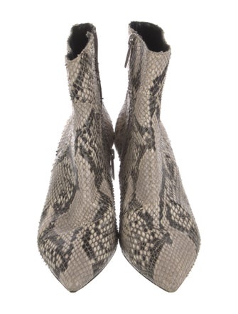 Alumnae Snakeskin Animal Print Boots