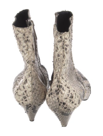 Alumnae Snakeskin Animal Print Boots