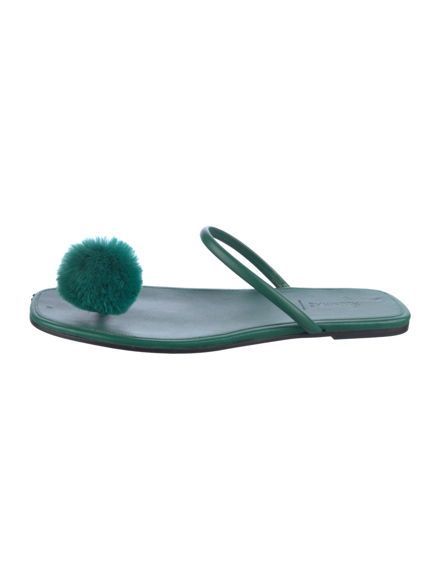 Alumnae Leather Slides