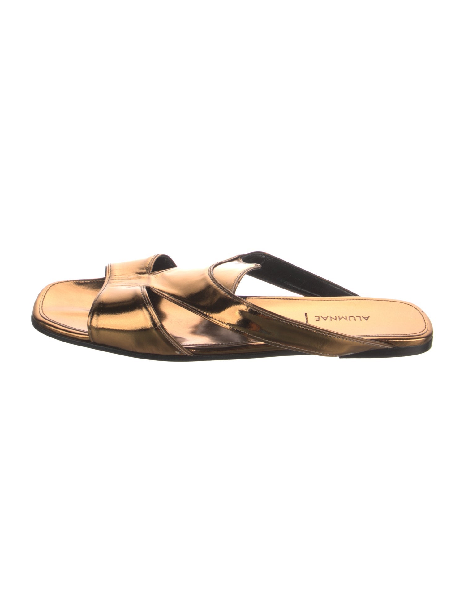 Alumnae Leather Slides