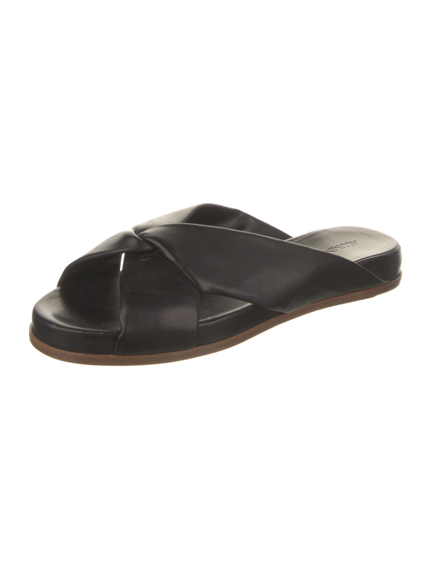 Alumnae Leather Slides