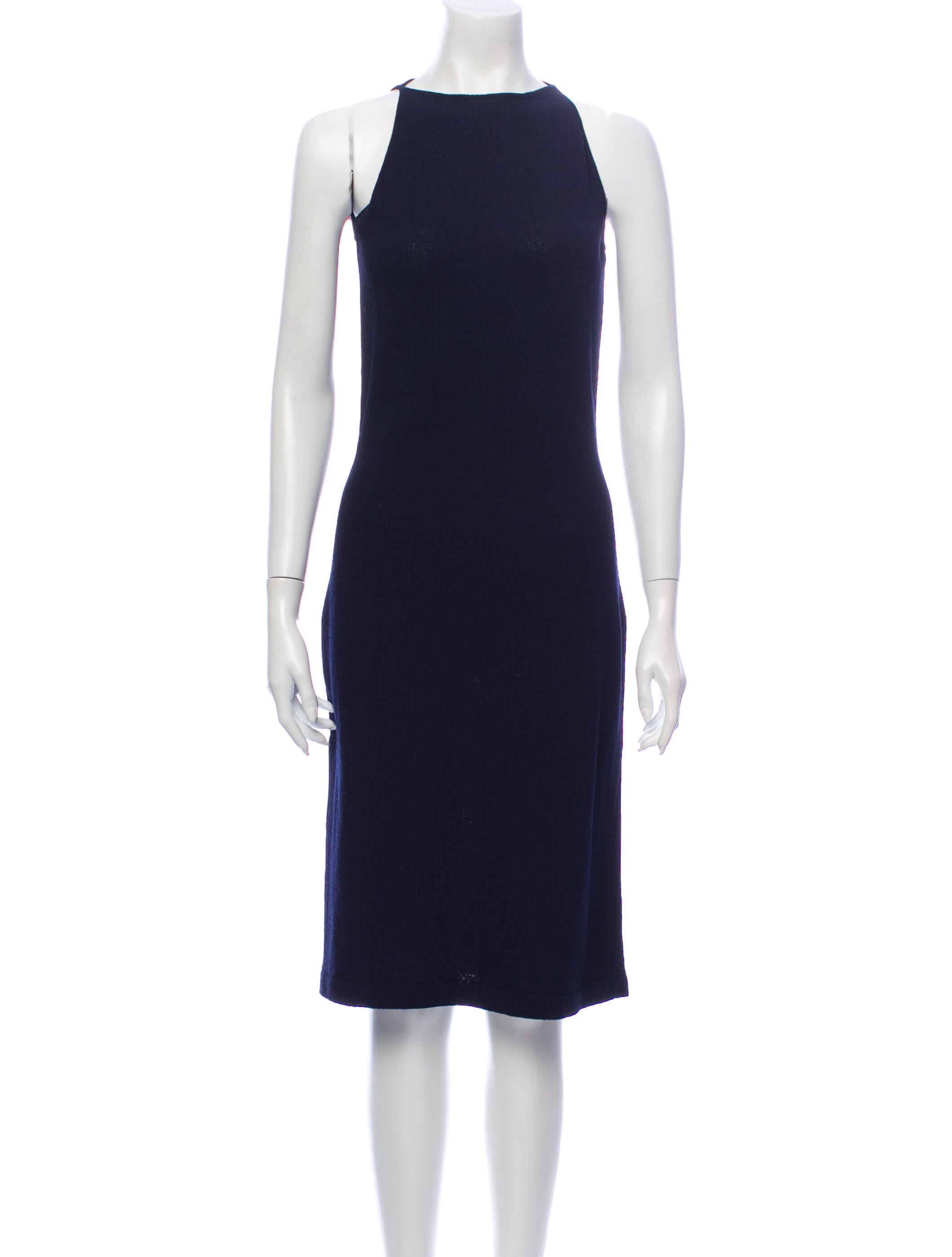 Alora Crew Neck Knee-Length Dress - Blue Dresses, Clothing - ALO20003 | The  RealReal