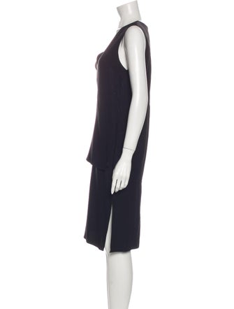 Adam Lippes V-Neck Knee-Length Dress