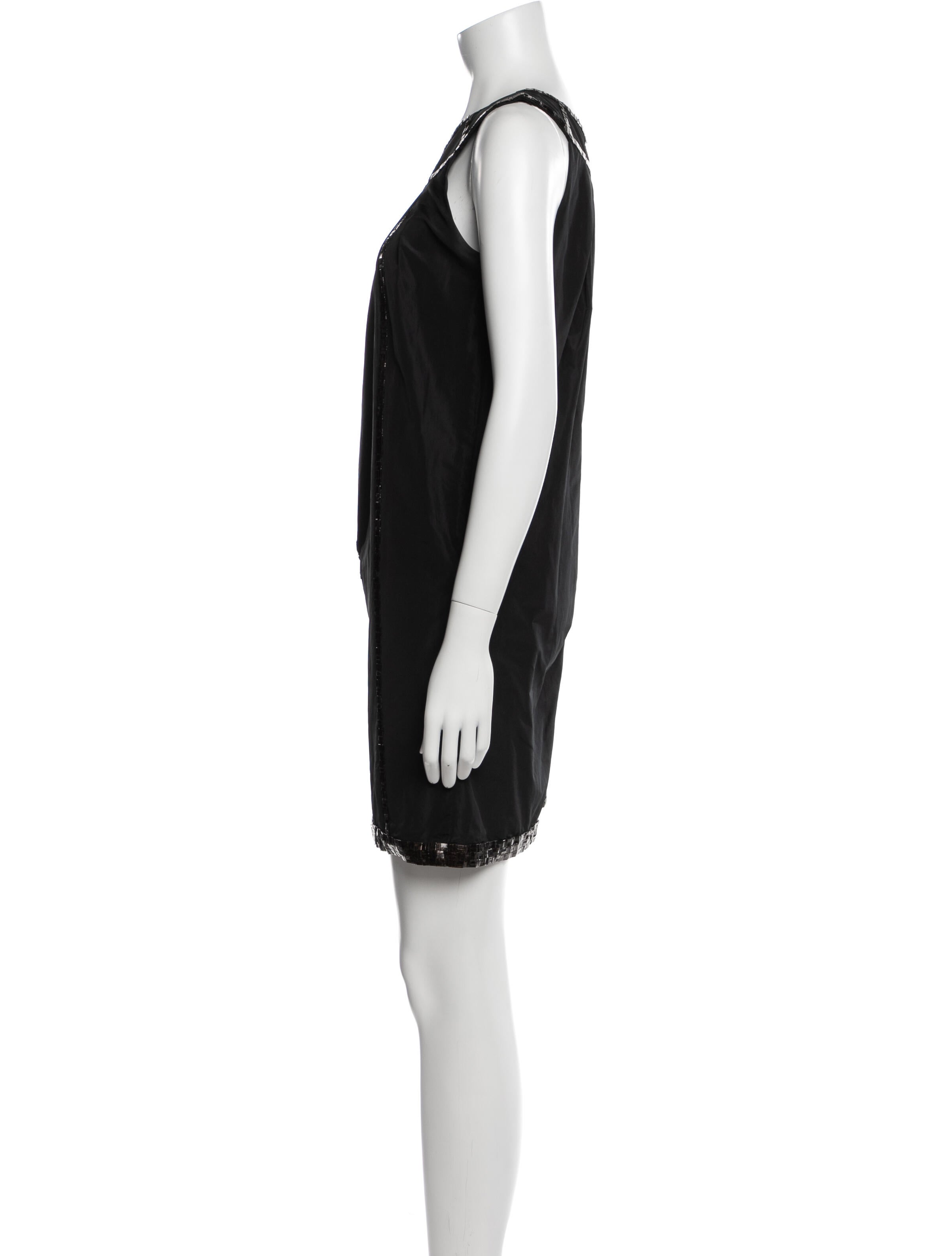 Adam Lippes Scoop Neck Mini Dress