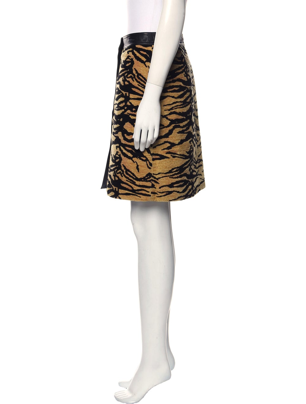 Adam Lippes Animal Print Mini Skirt - image 2