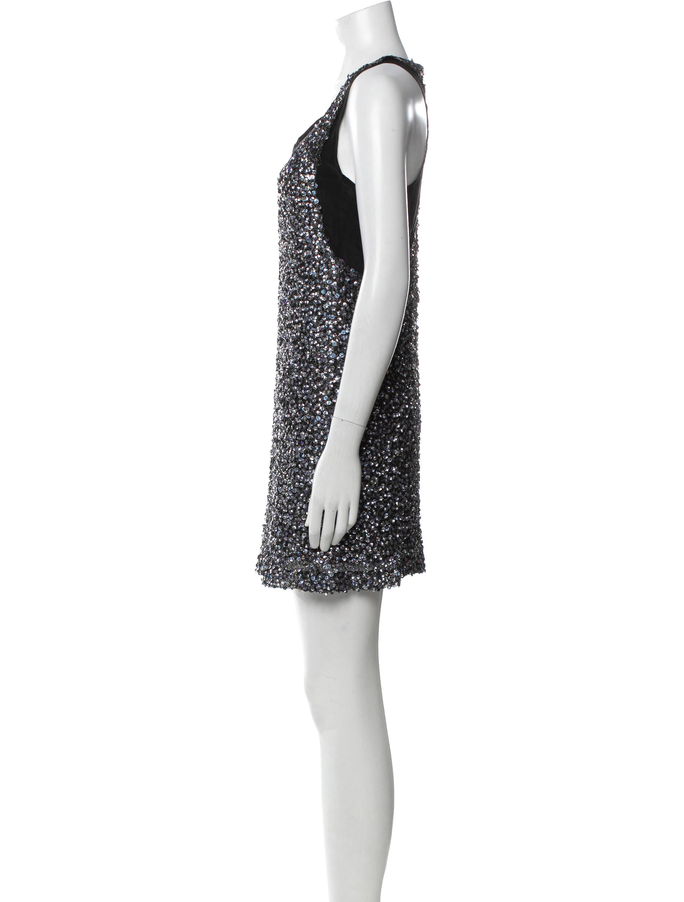 Adam Lippes Scoop Neck Mini Dress