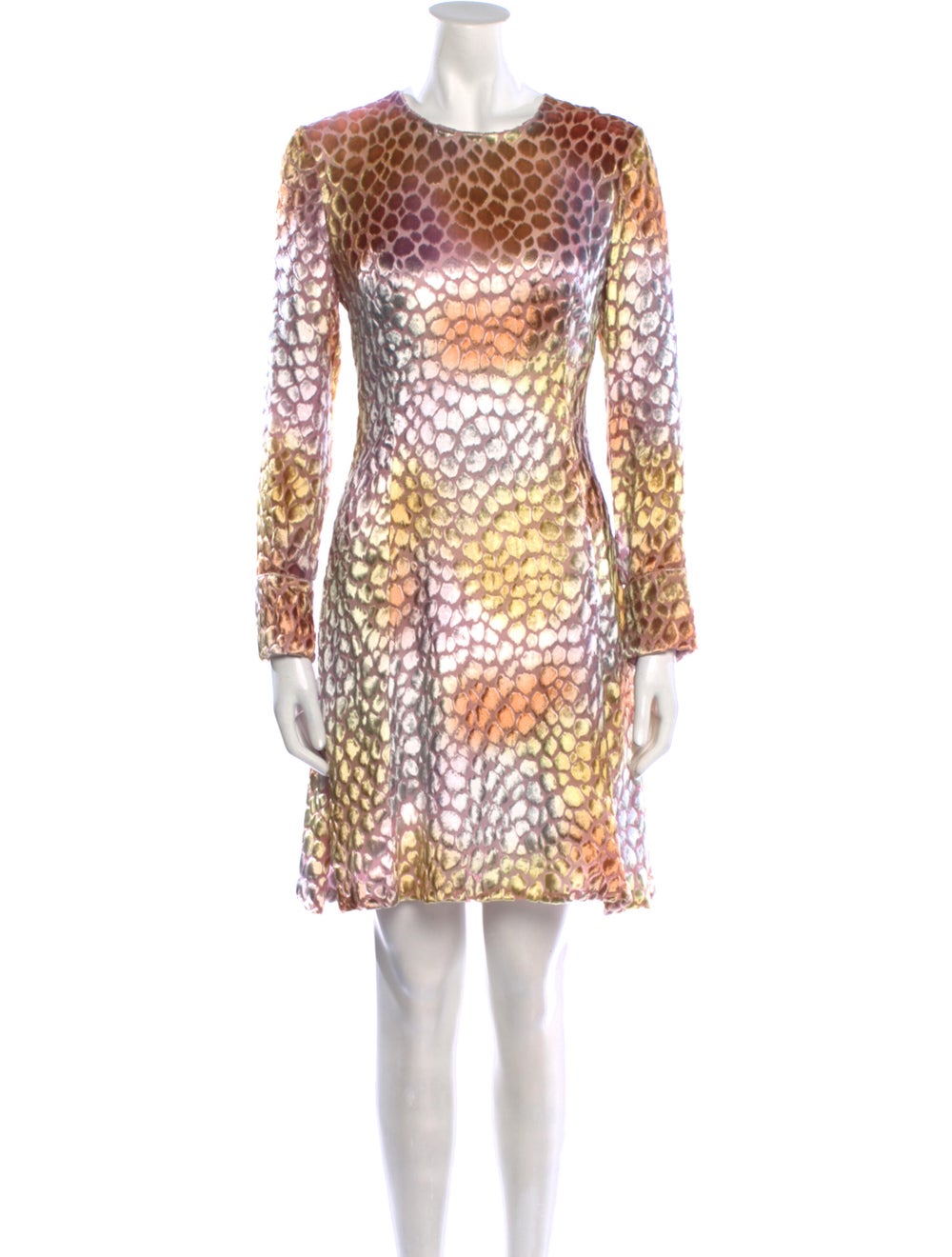 Adam Lippes Animal Print Mini Dress - image 1