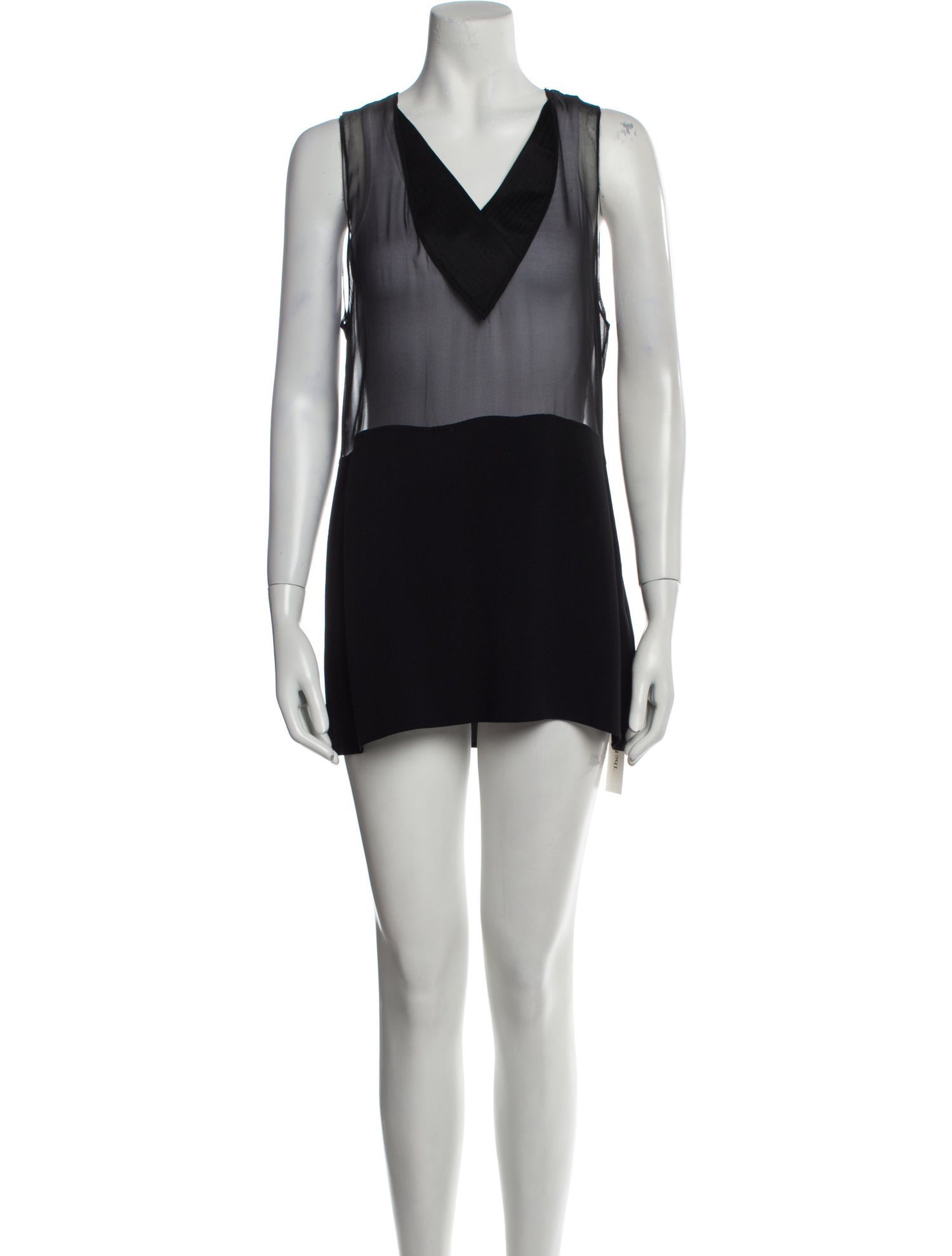 Adam Lippes V-Neck Mini Dress
