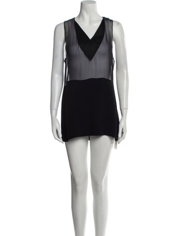 Adam Lippes Dresses V-Neck Mini Dress S