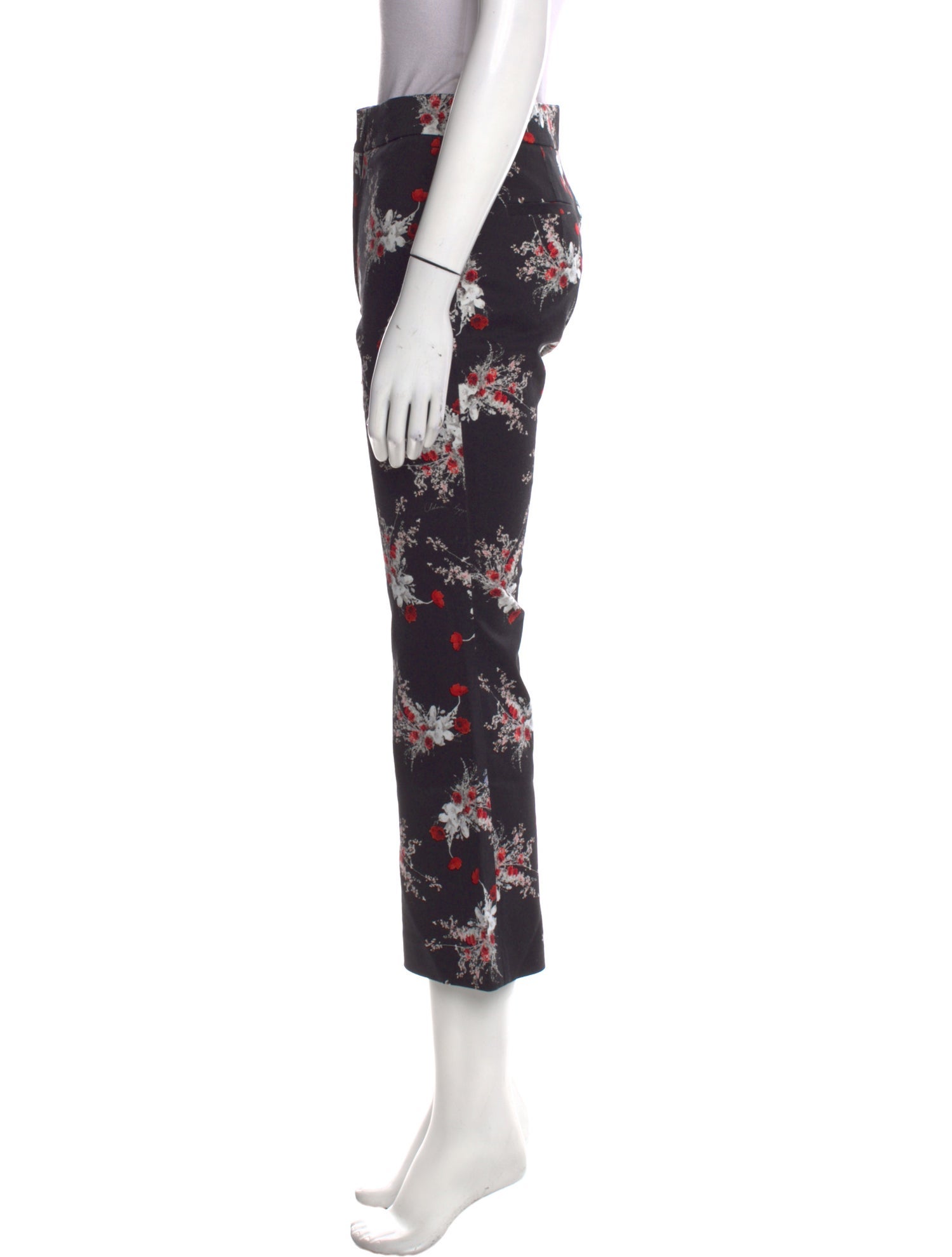 Adam Lippes Floral Print Wide Leg Pants