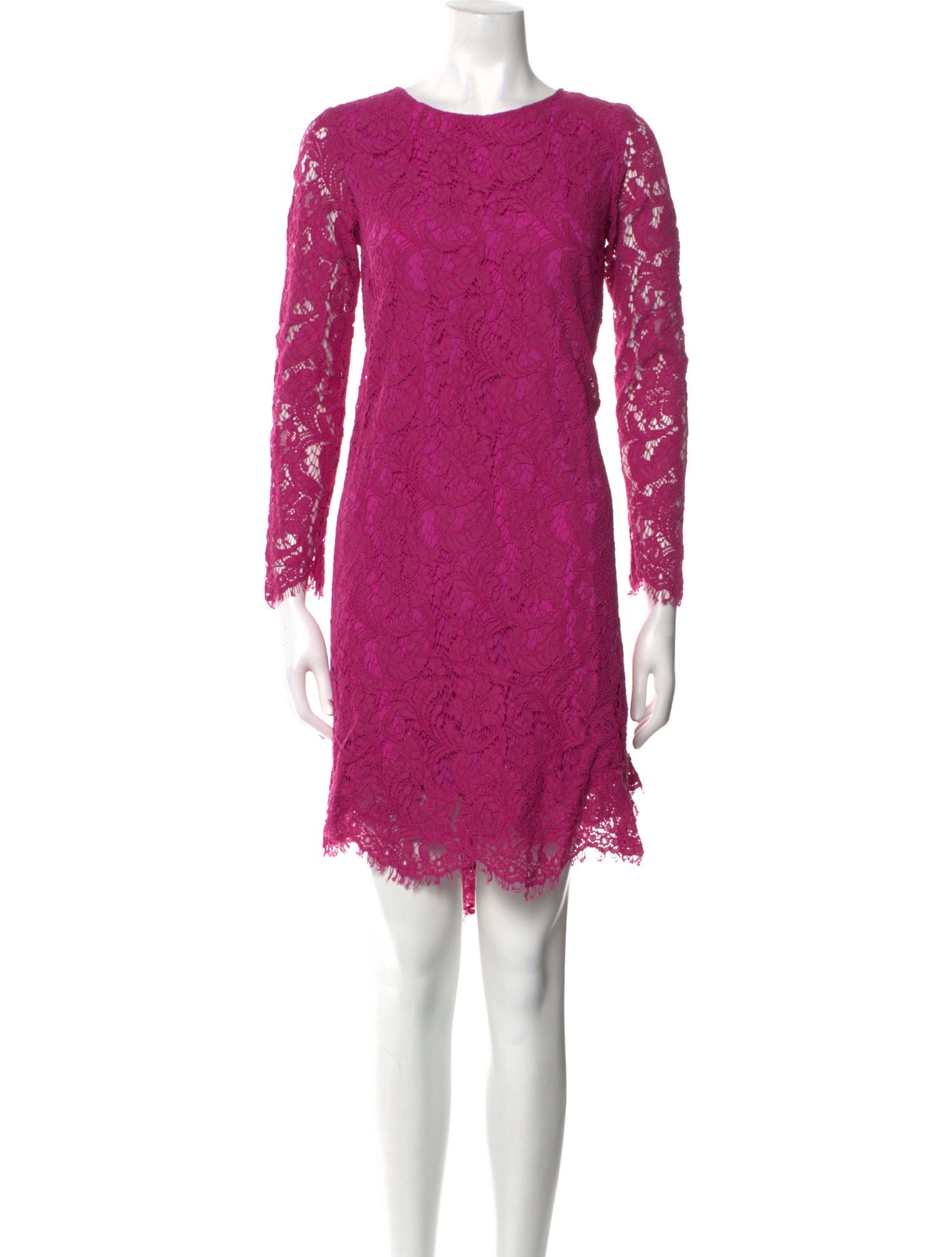 Adam Lippes Lace Pattern Mini Dress