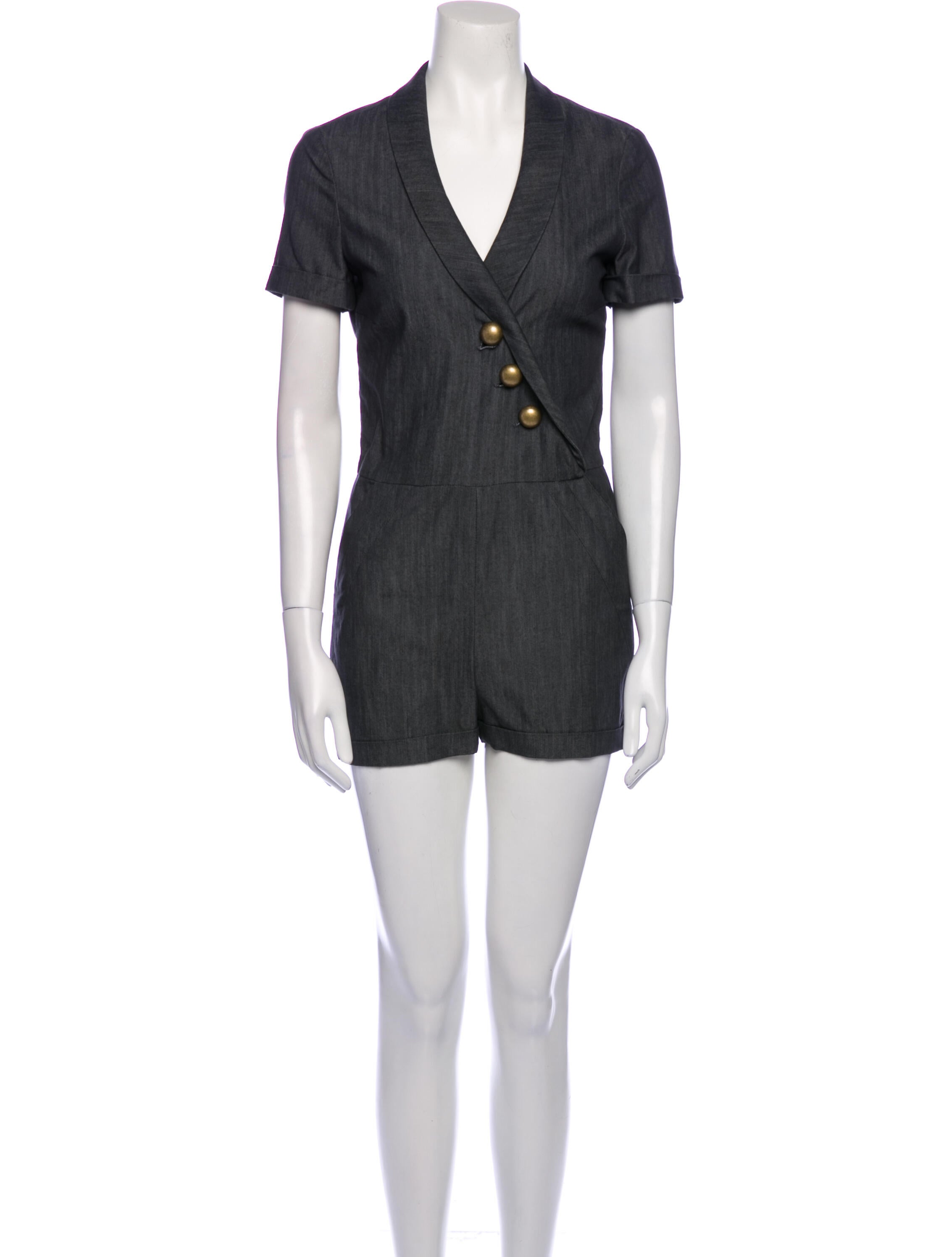 Adam Lippes V-Neck Romper
