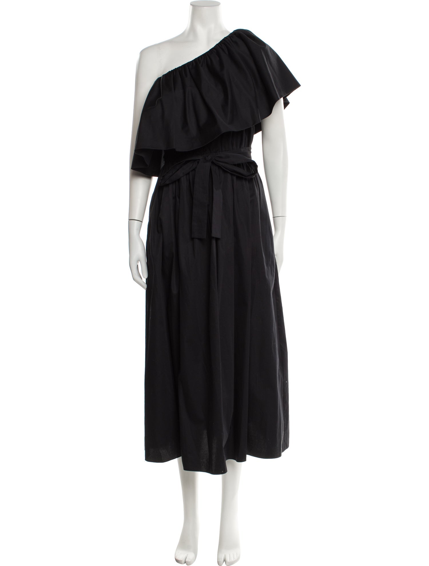 Adam Lippes One-Shoulder Long Dress w/ Tags