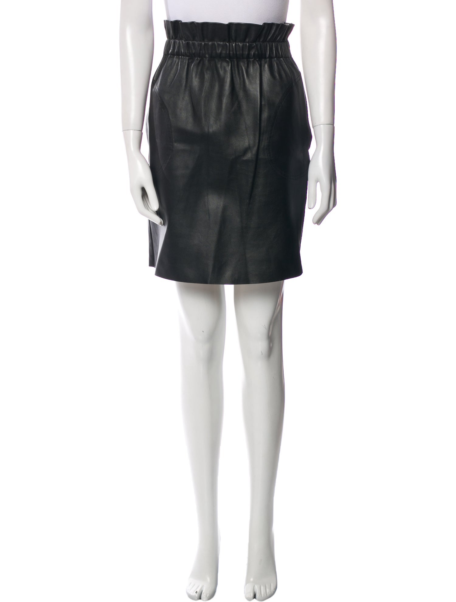 Adam Lippes Lamb Leather Knee-Length Skirt